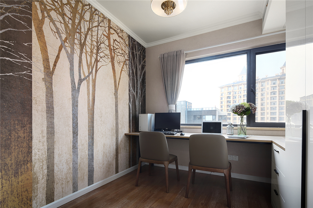 小戶(hù)型全屋定制如何設計書(shū)房？(圖3)