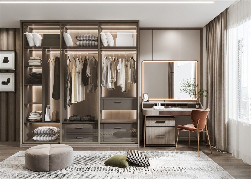 定制設計轉角衣柜注意什么？(圖3)